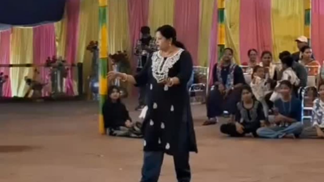 Odisha Womans Muqabla Dance Goes Viral Drawing Comparisons To Prabhu Deva