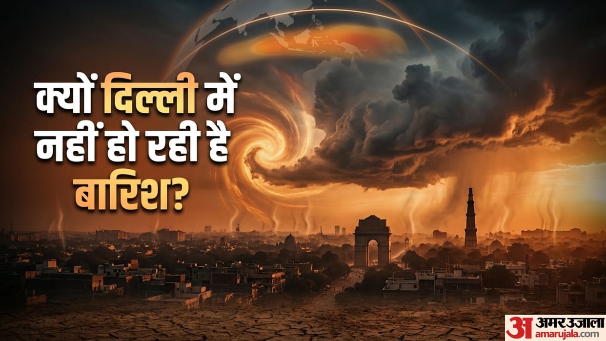 Monsoon 2026 delhi monsoon delay el nino Why is it not raining in Delhi? imd weather update