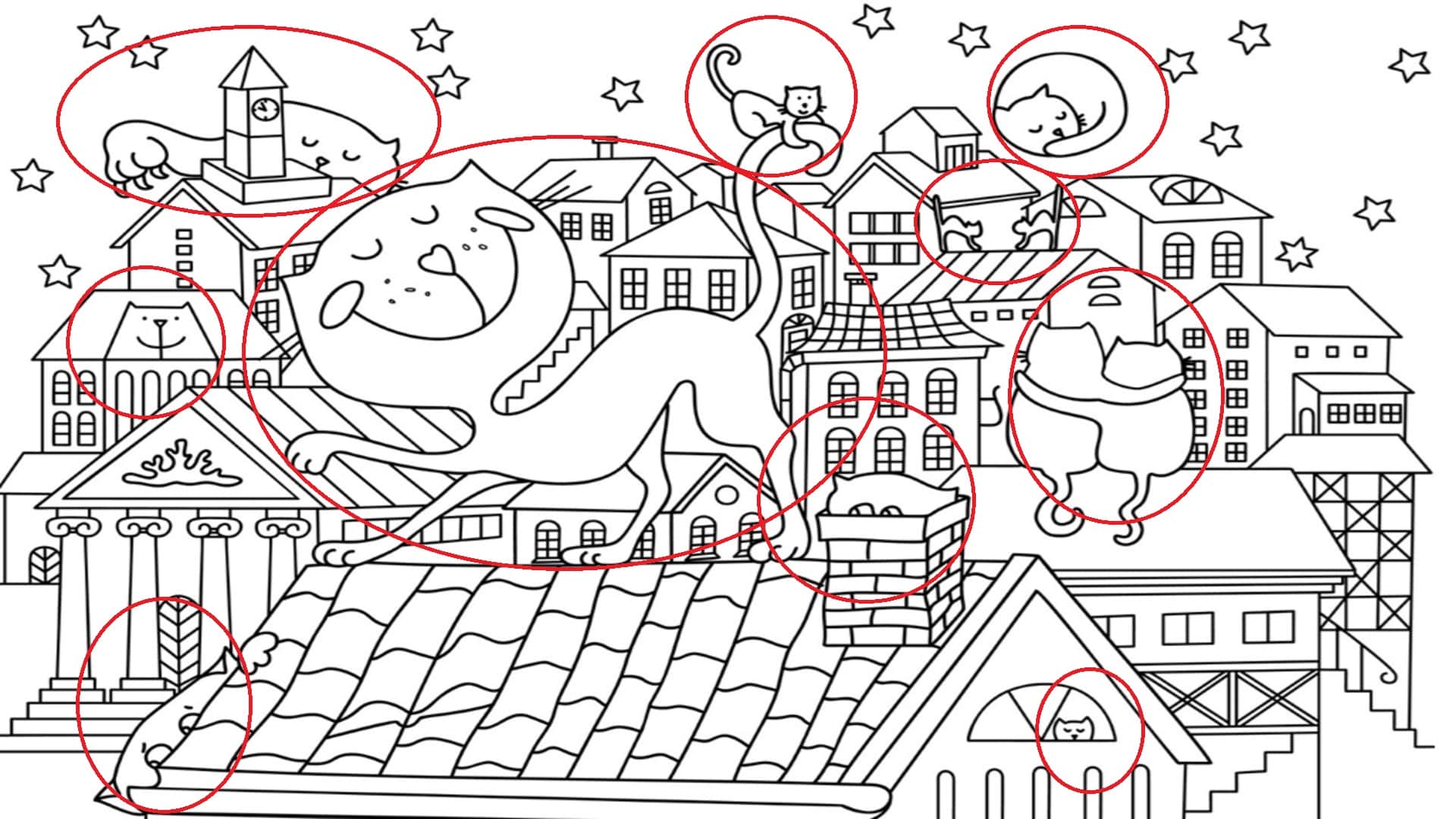 Optical Illusion IQ Test Brain Test Can You Spot 12 cats in 30 Seconds