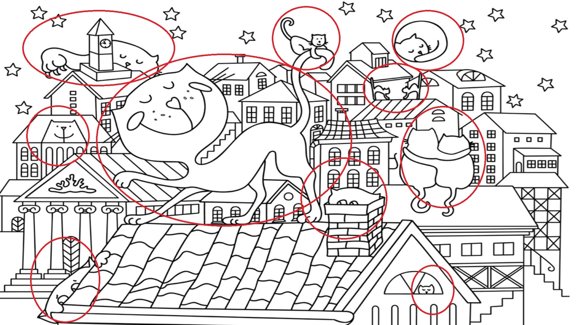 Optical Illusion IQ Test Brain Test Can You Spot 12 cats in 30 Seconds