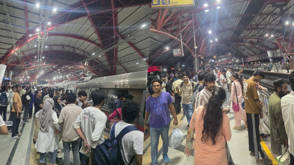 Metro train services affected due to a technical snag at Shastri Park station