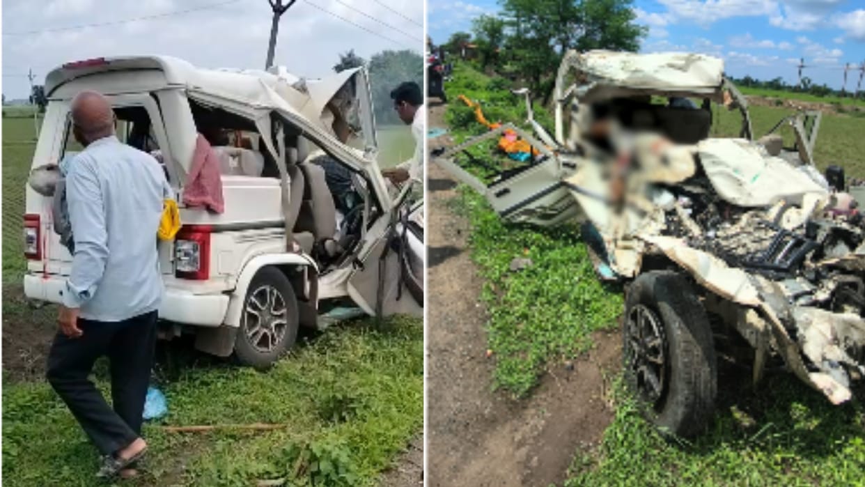 Many killed in a massive collision between a truck and a Bolero Tragic accident in Sehore MP