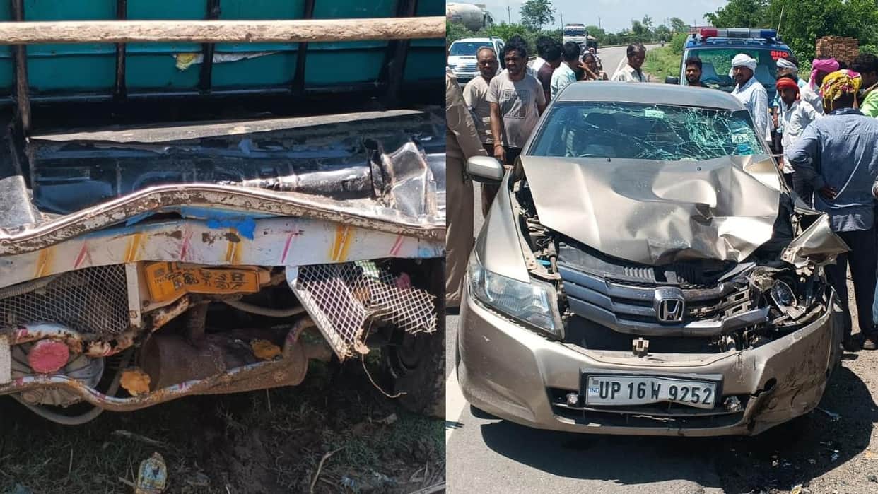 Jhansi: Car rams into auto-rickshaw packed with passengers; 11 injured