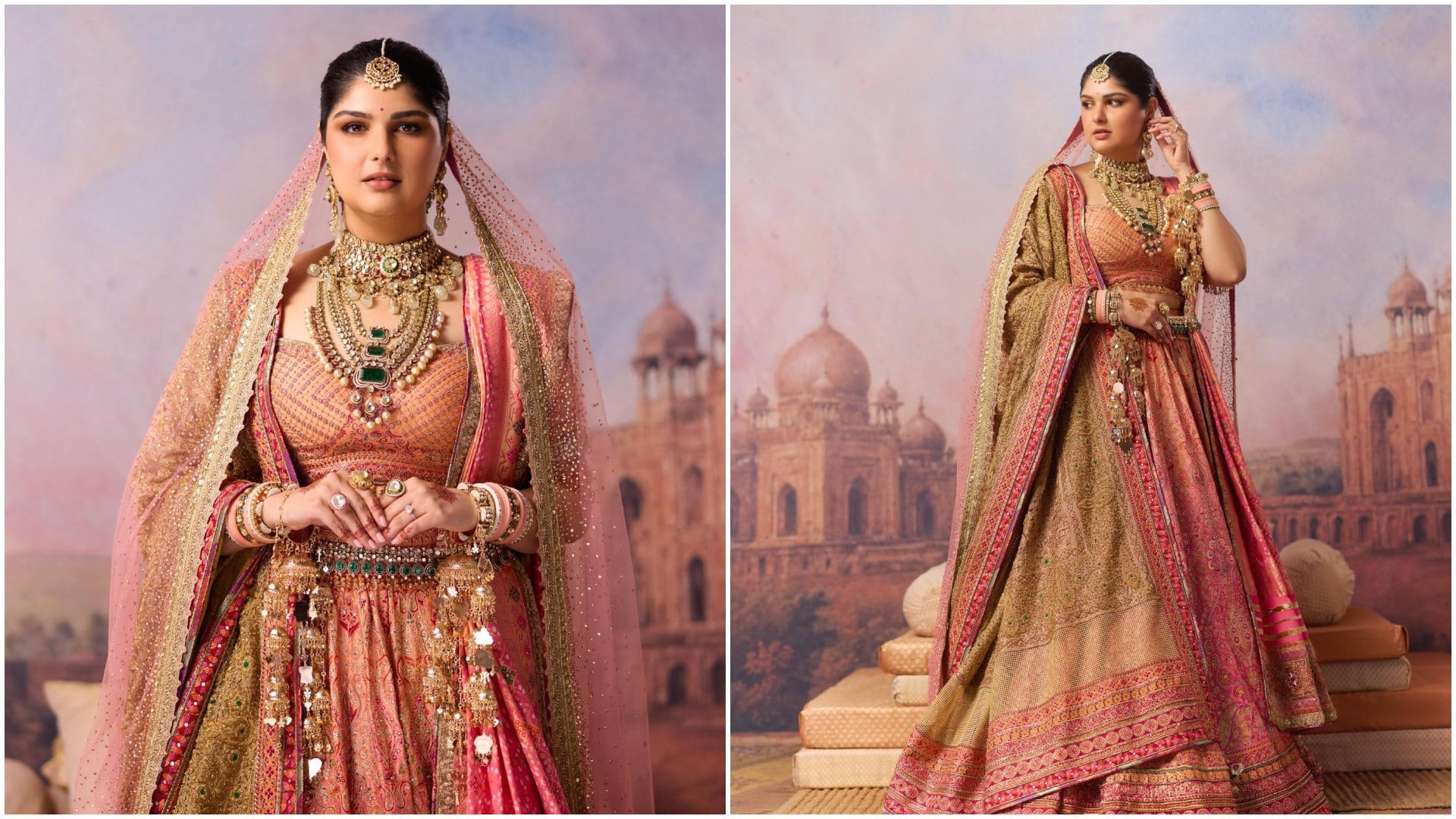 Anshula Kapoor Bridal Look Royal Wedding Lehenga Latest Pictures
