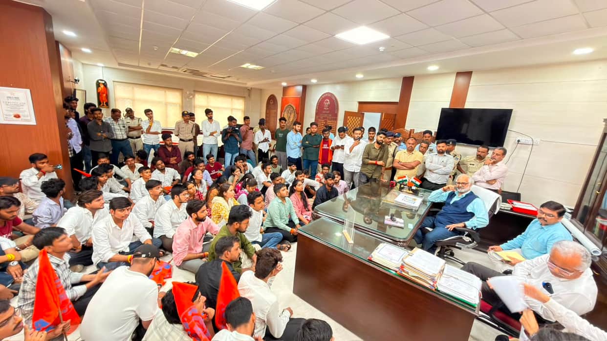 ABVP protests over RGPV paper leak: Controller of Examinations removed after 5-hour protest; demand raised for