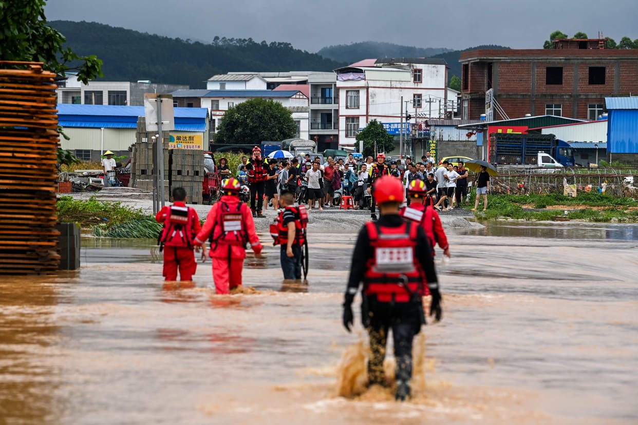 Storm Maysak Floods wreak havoc in southern China 39 dead dam collapse causes worst incident