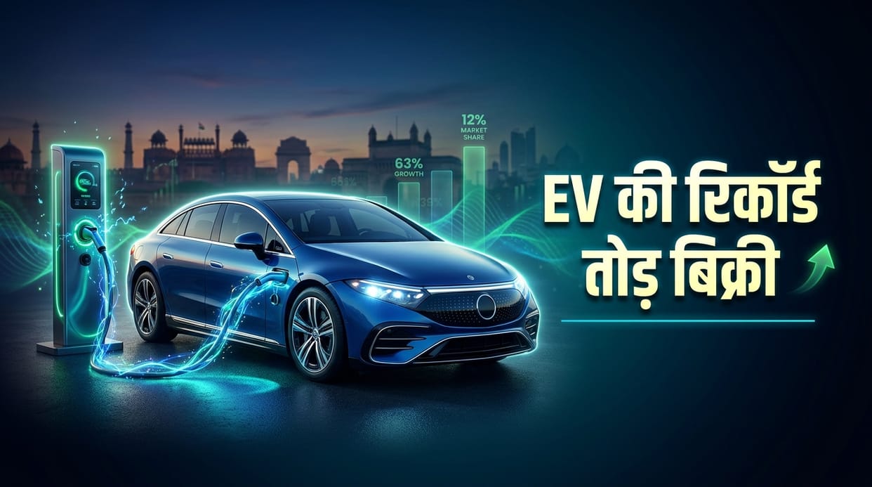 India’s EV Retail Sales Hit Record 3,06,220 Units in June; EV Penetration Crosses 12% for the First Time: FADA