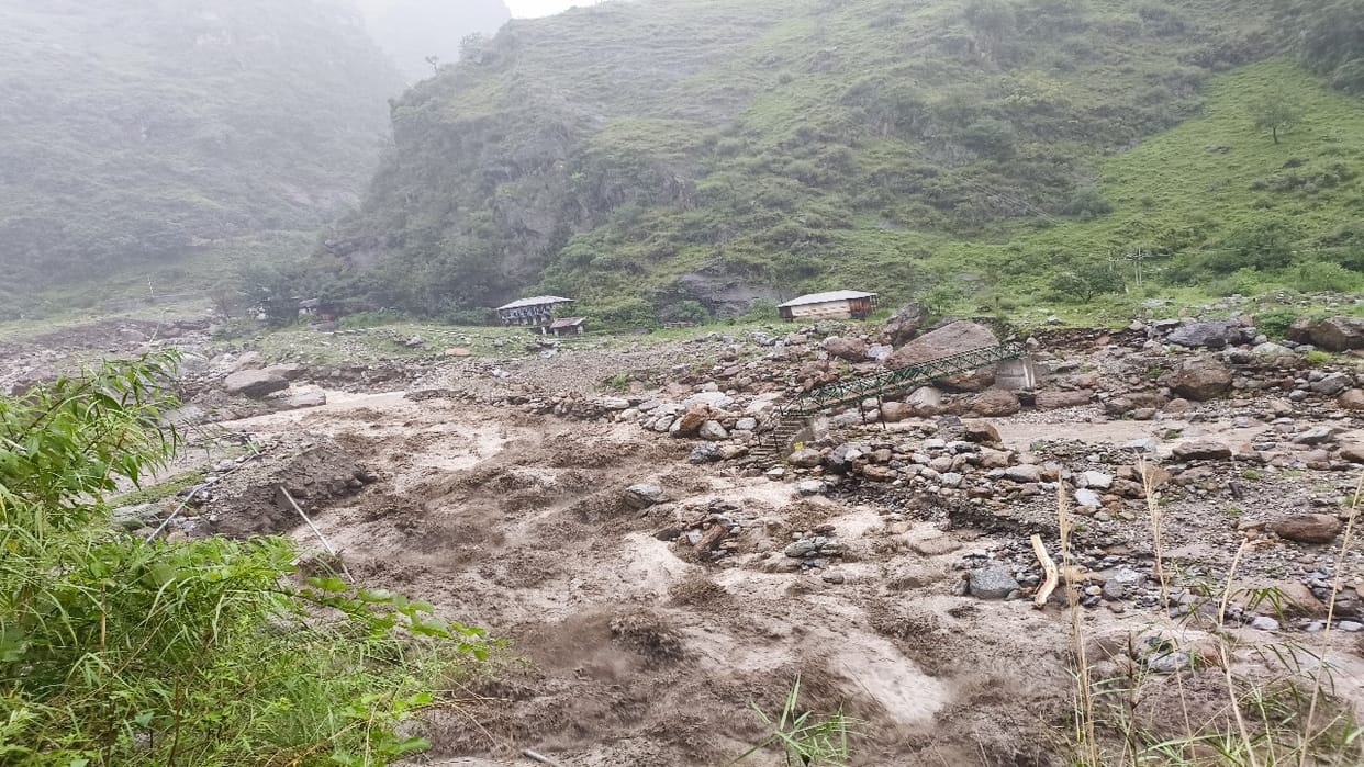 Himachal Weather: Flash floods hit Samej Khad again; temporary bridge washed away; rains to continue across s