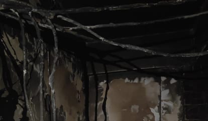 Kanpur Fire Tragedy Six storey building engulfed in flames 25 lives trapped in the shadow of death