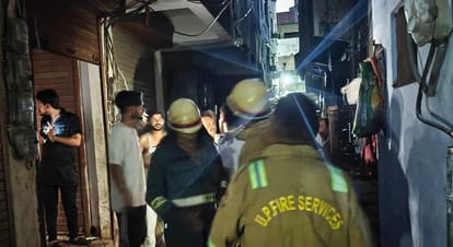 Kanpur Fire Tragedy Six storey building engulfed in flames 25 lives trapped in the shadow of death