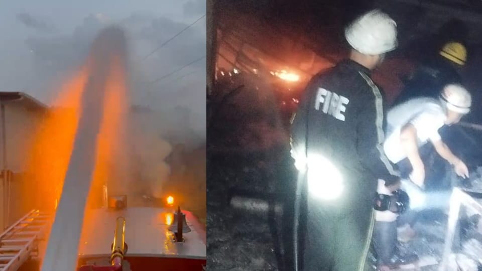 Dehradun News Massive fire breaks out at an electronics company in Kuawala; panic ensues on third floor