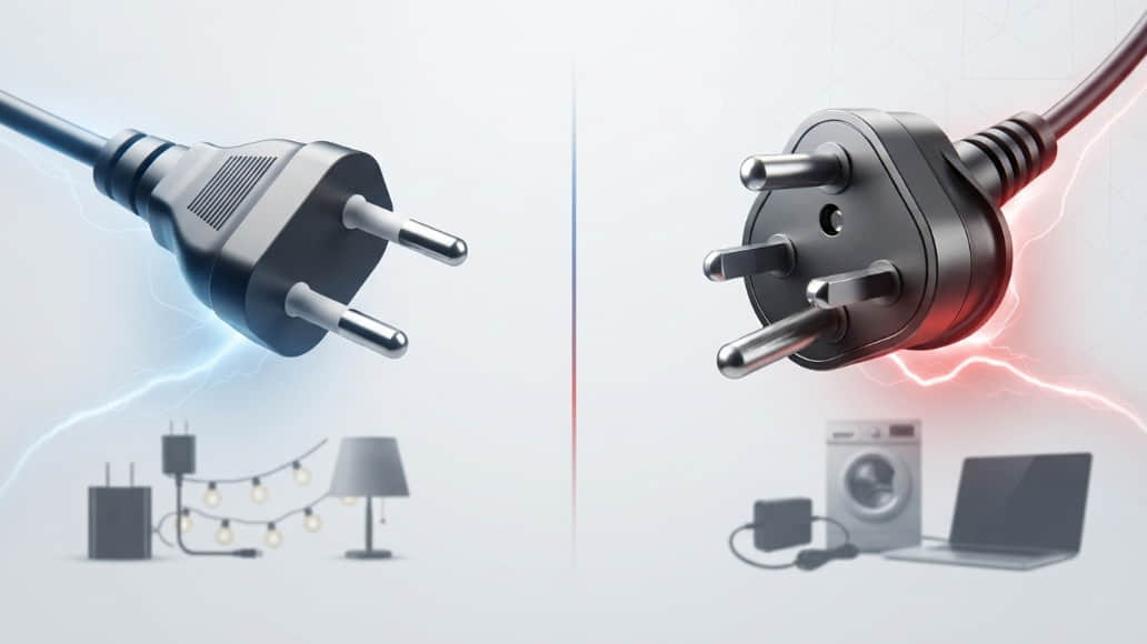2-Pin vs 3-Pin Plug: Just Design Difference or Safety Feature?