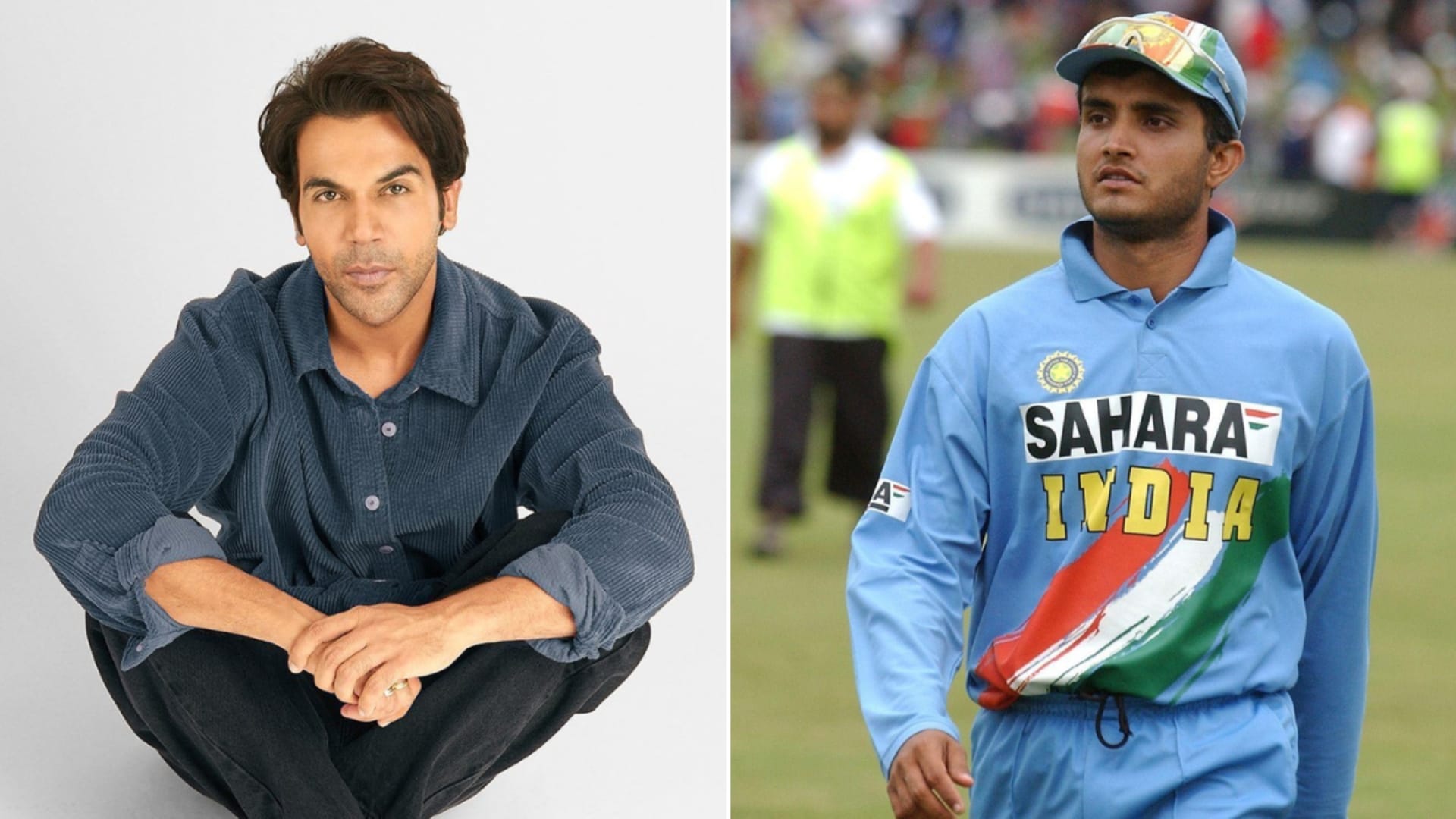 Rajkummar rao first look in dada the sourav ganguly story out on sourav ganguly 54th birthday
