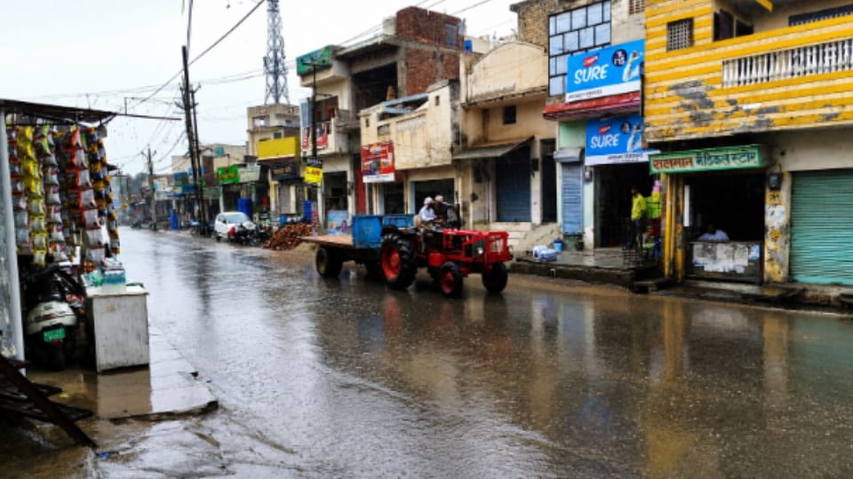 Shamli: Heavy Rain Brings Relief From Heat, Waterlogging Reported Across Several Areas