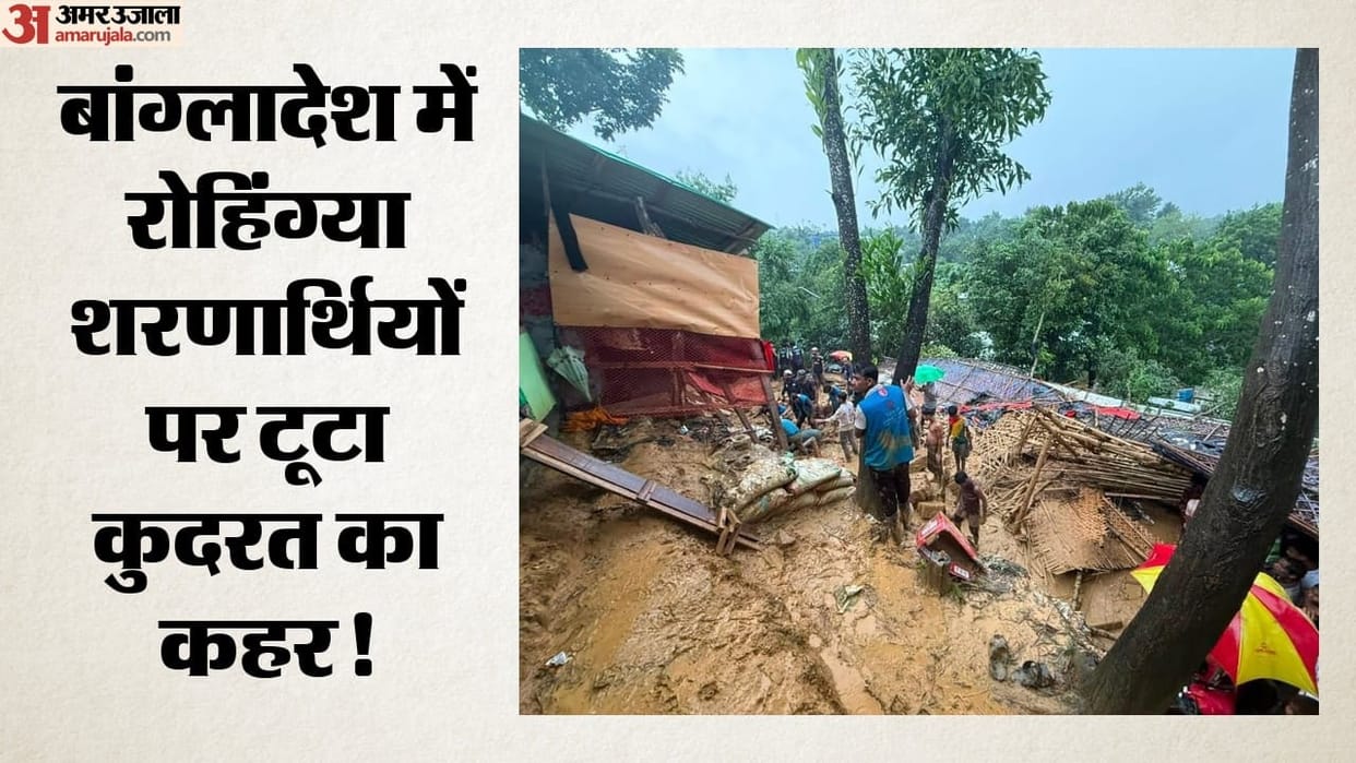 bangladesh landslide in coxs bazar eight children die in rohingya camp