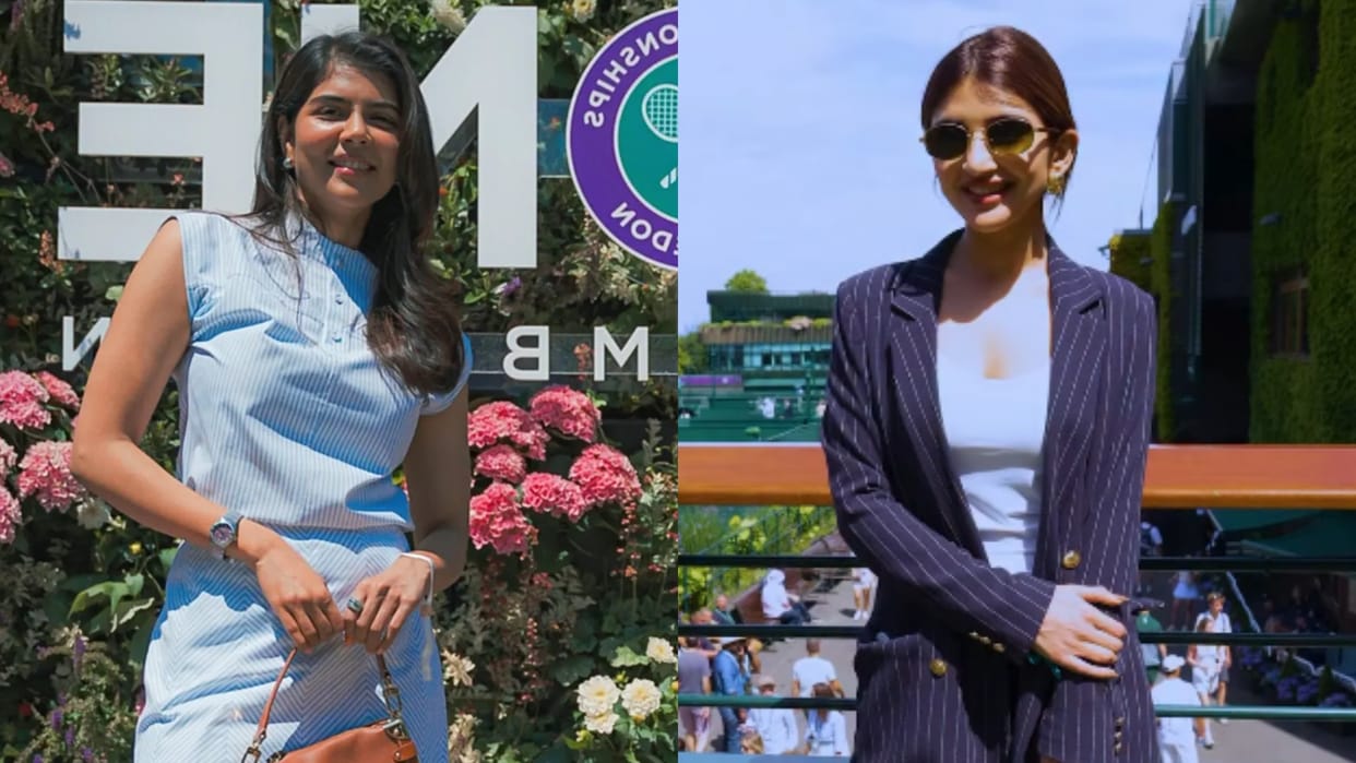 Wimbledon Tennis tournament 2026 Attend By South Actress Sreeleela And Kalyani Priyadarshan