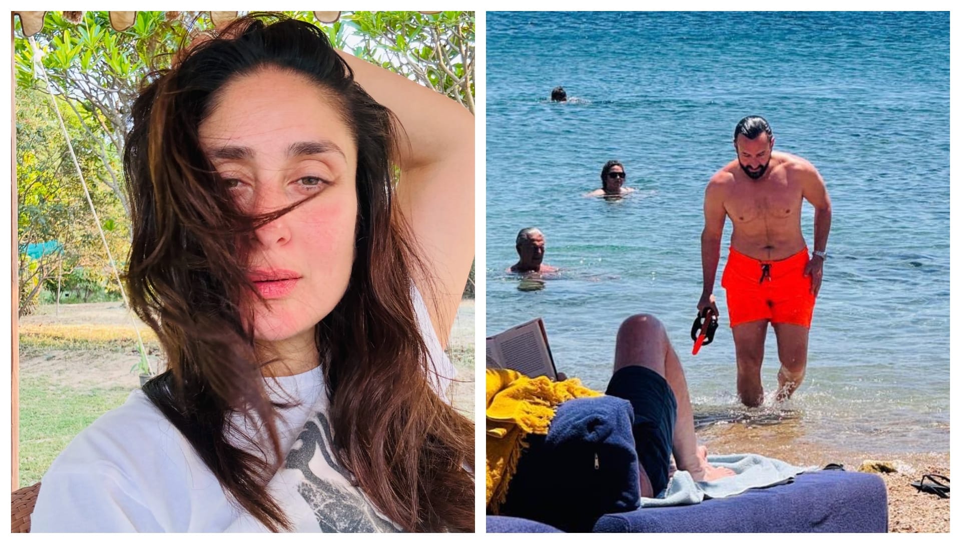 Kareena Kapoor Swims In A White Bikini In The Sea During Her Greece Vacation