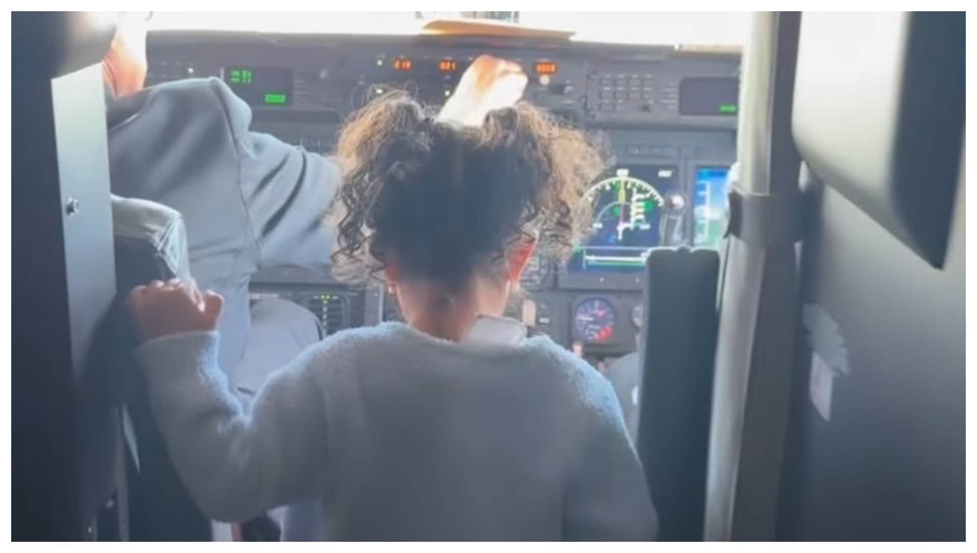 Priyanka Chopra Jonas gives a peek of daughter Malti exploring airplane cockpit