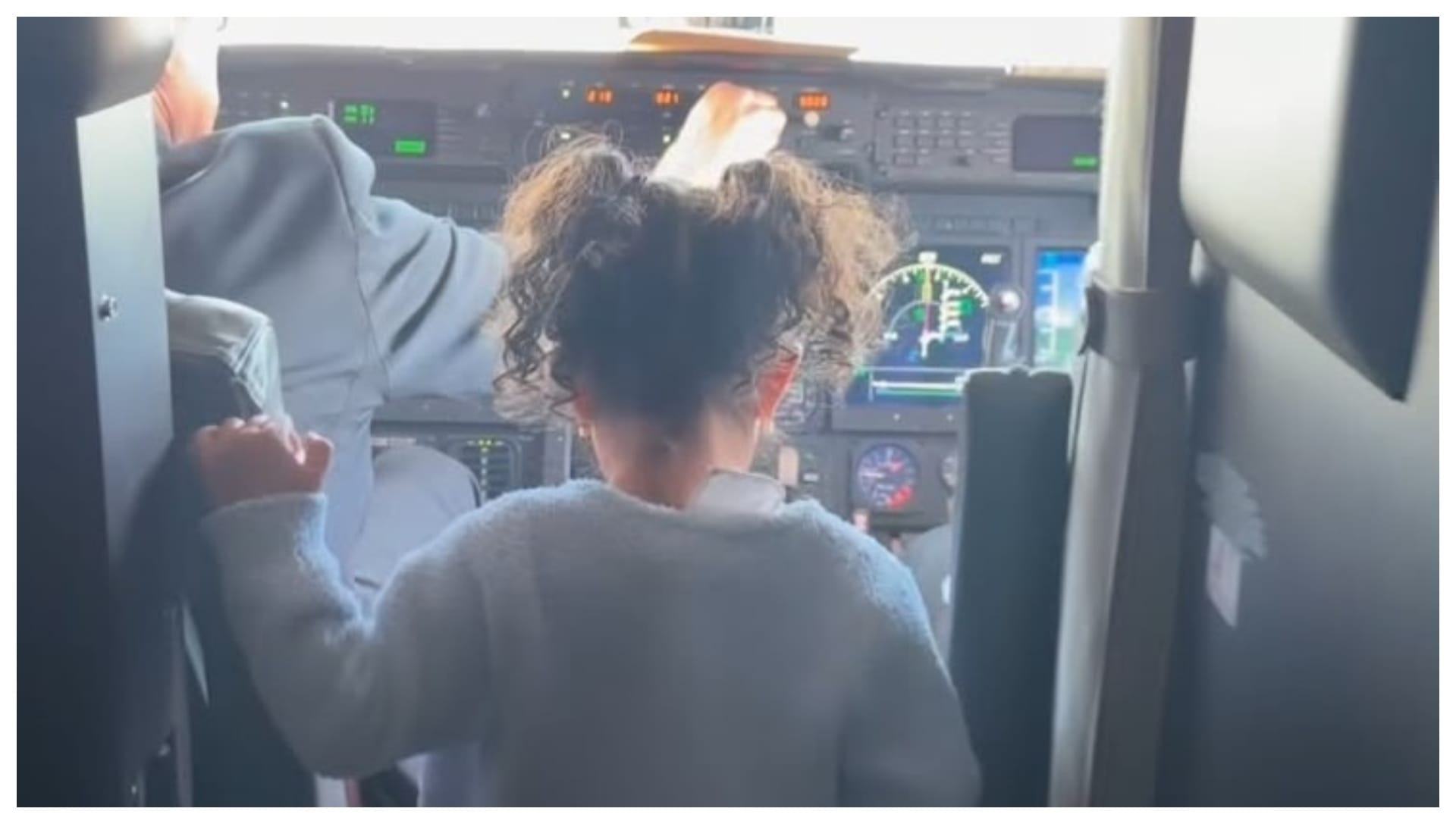 Priyanka Chopra Jonas gives a peek of daughter Malti exploring airplane cockpit