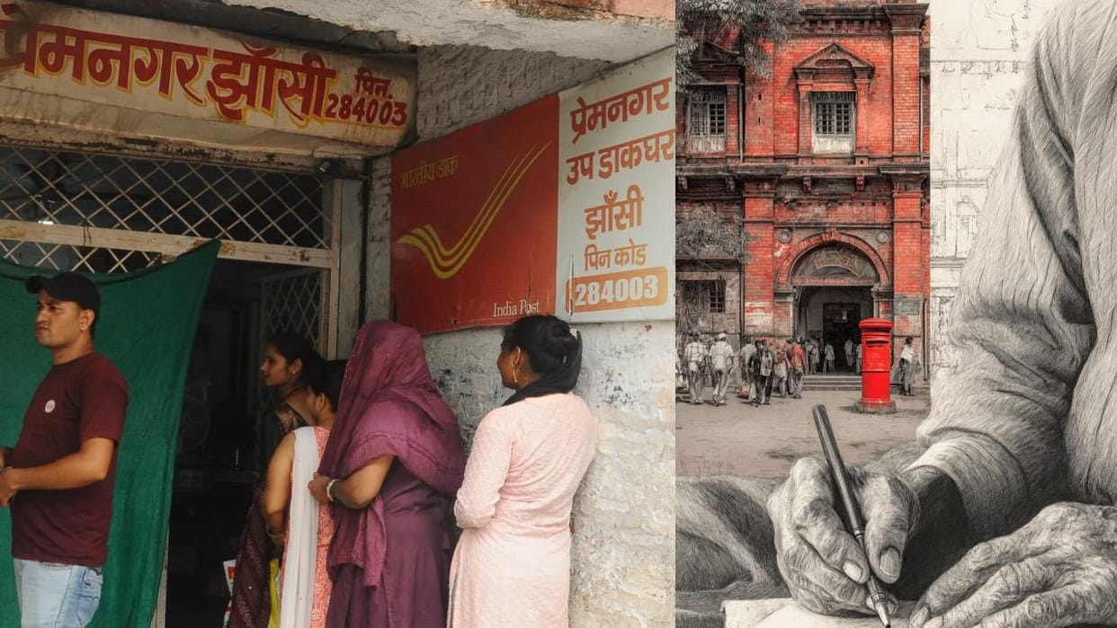 Jhansi: "May my face also change in the picture of Digital India"—the pain of the Premnagar post office spills