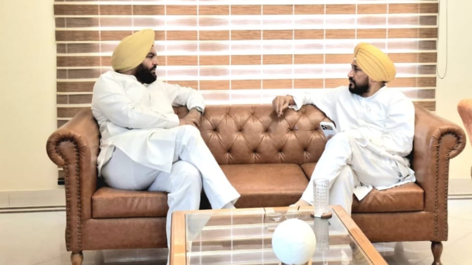MP Gurjeet Singh meets Channi Dispute in Punjab Congress