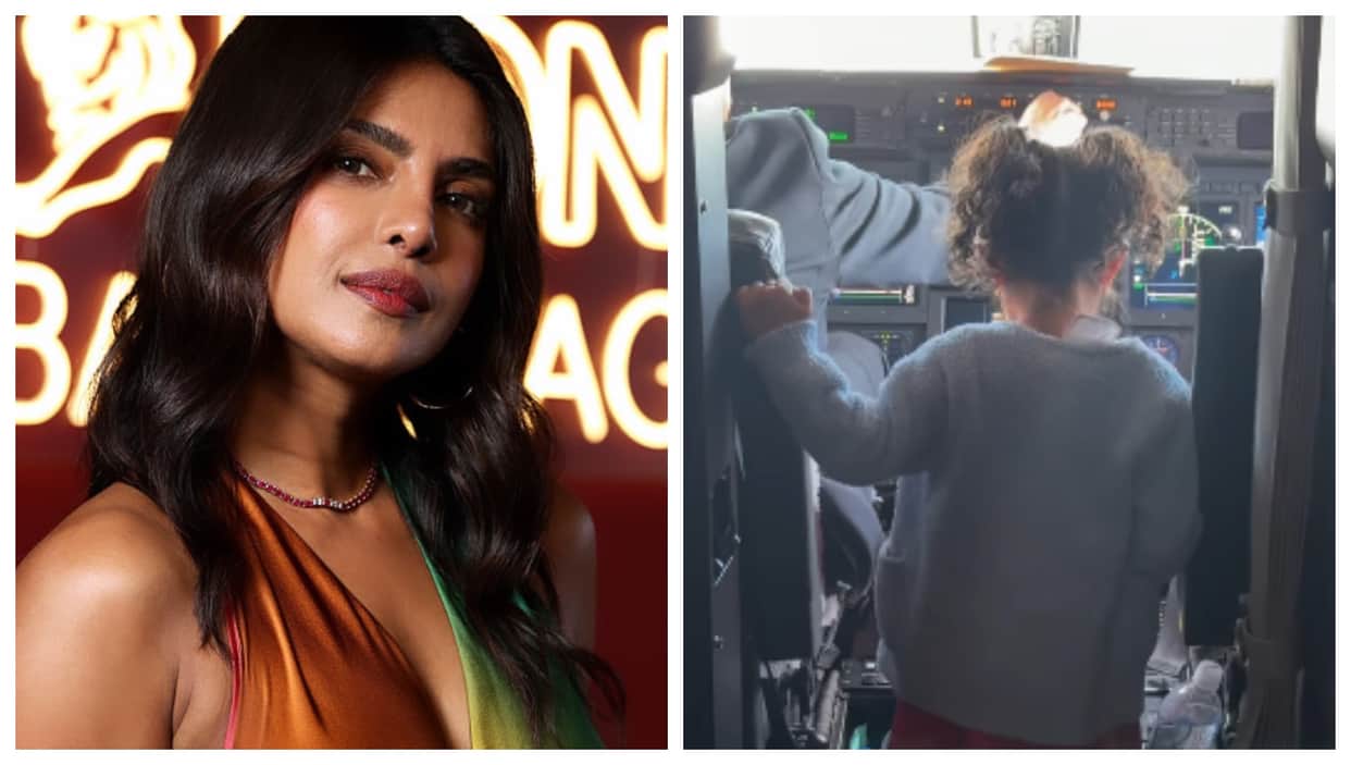 Priyanka Chopra Jonas gives a peek of daughter Malti exploring airplane cockpit