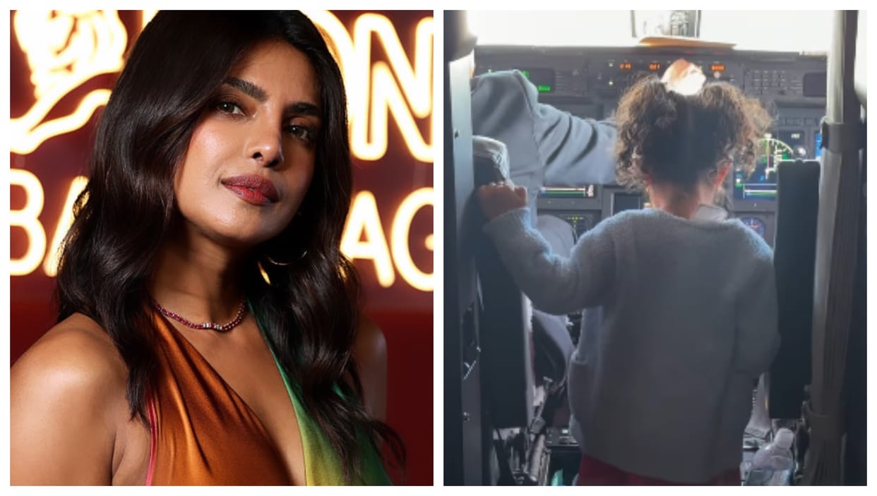 Priyanka Chopra Jonas gives a peek of daughter Malti exploring airplane cockpit
