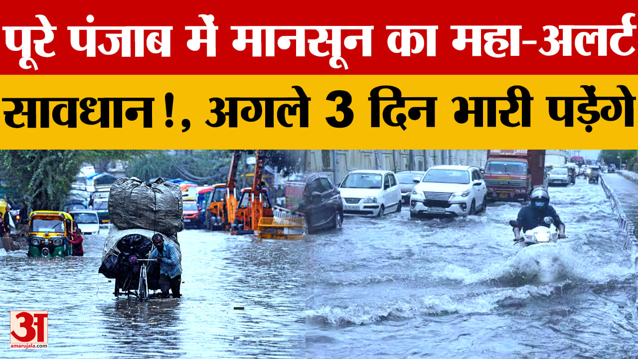 Punjab Weather Update: 12 जुलाई तक बारिश का दौर, फाजिल्का-मुक्तसर में भी जल्द पहुंचेगा मानसून