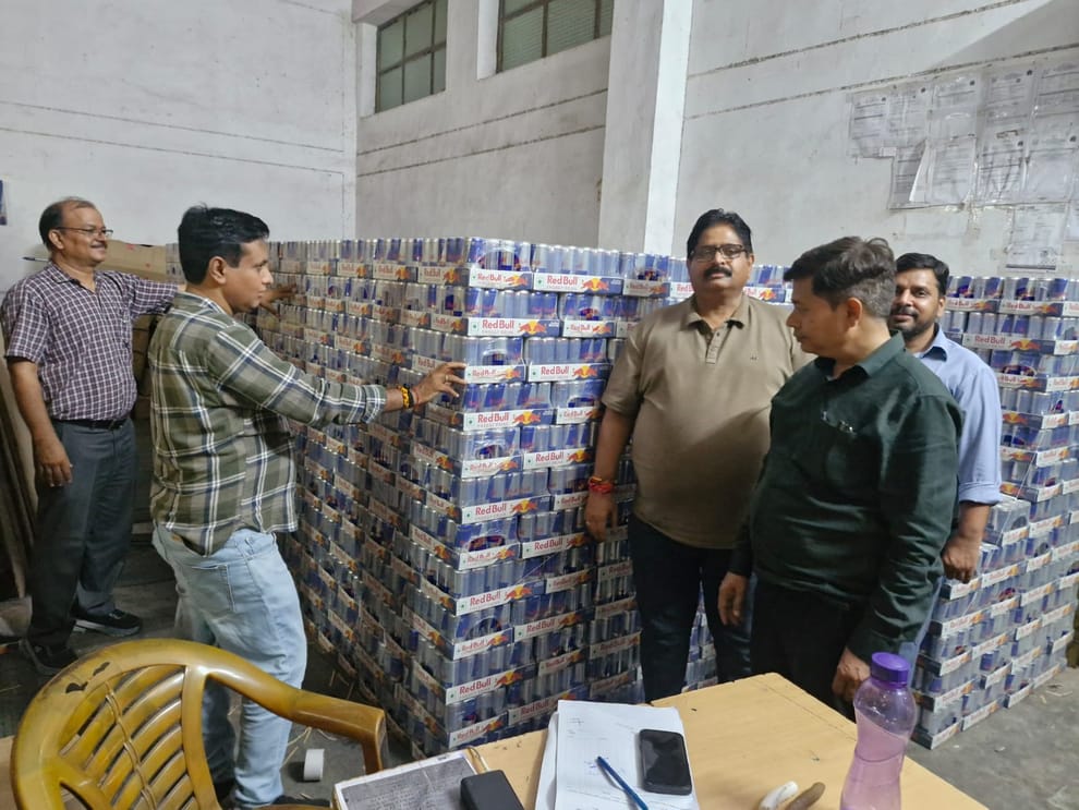 Jaipur News: 53,256 Red Bull Energy Drink Cans Seized in Jaipur Over Alleged Misleading Label Claims