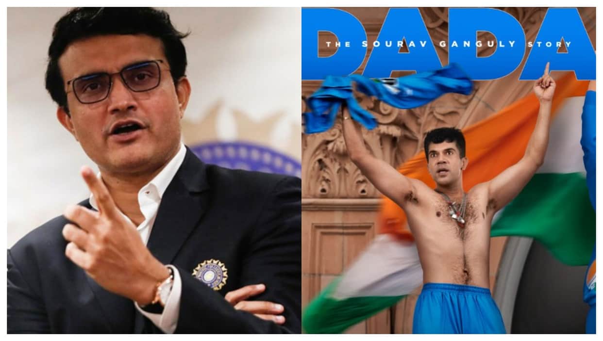 Sourav Ganguly endorses biopic Dada starring Rajkumar Rao in lead role Cant wait to see play my cover drive