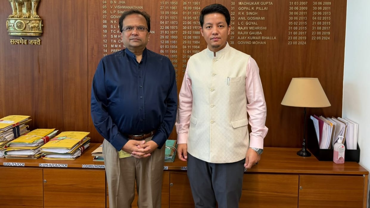 Sikkim MP Indra Hang Subba met Home Secretary, raised issues of Limbu-Tamang reservation, border road projects