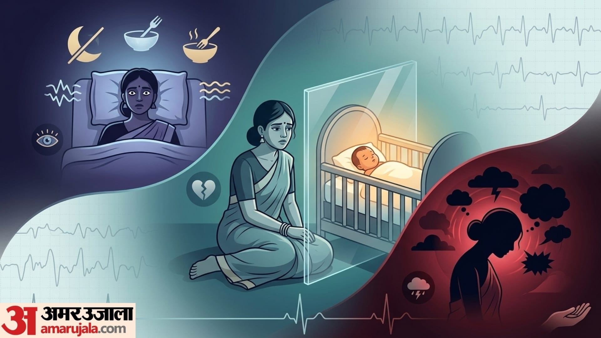 symptoms of postpartum depression in women in hindi postpartum depression kya hai