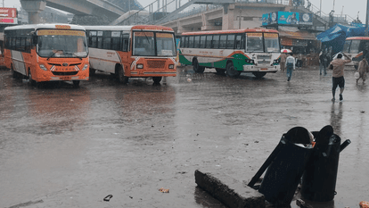 Delhi-NCR weather heavy downpour in Noida and IMD issues yellow alert today