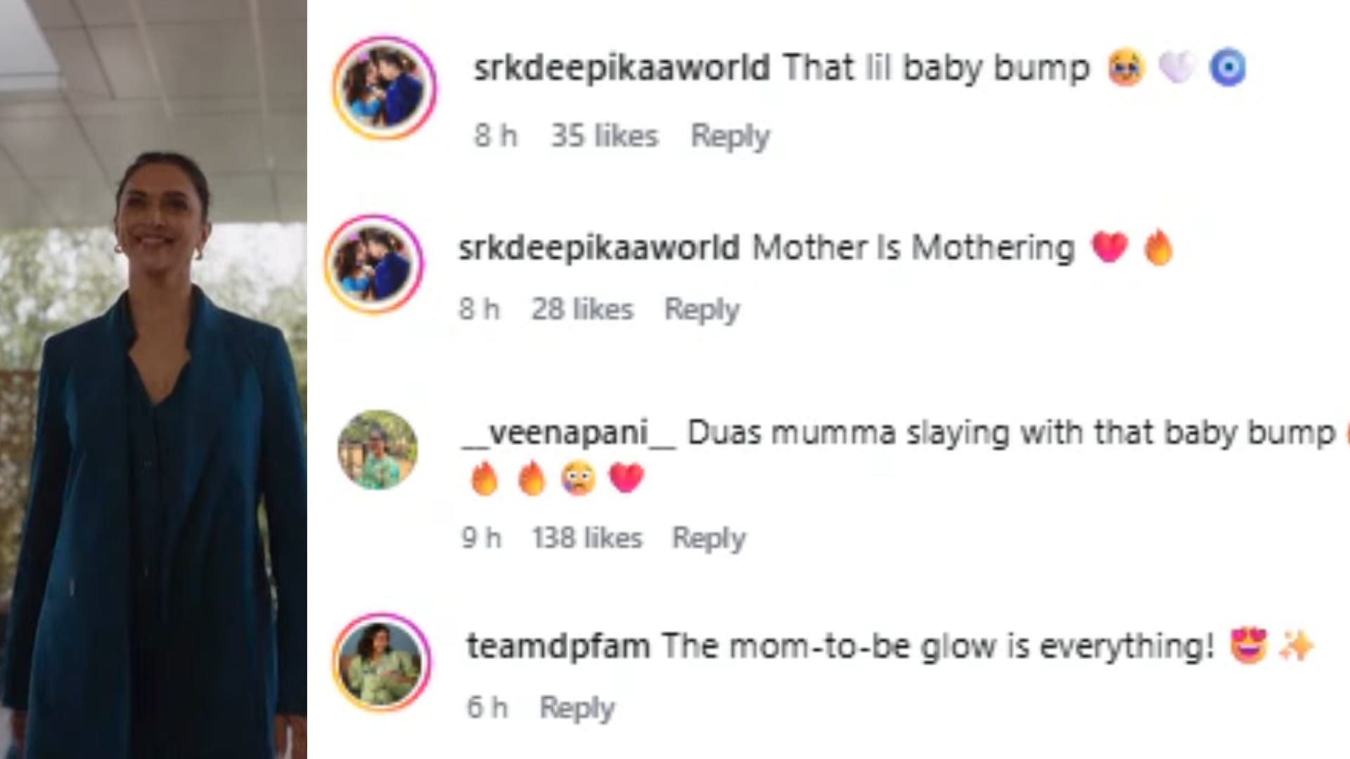 Deepika Padukone with baby bump in viral video users shower love on her