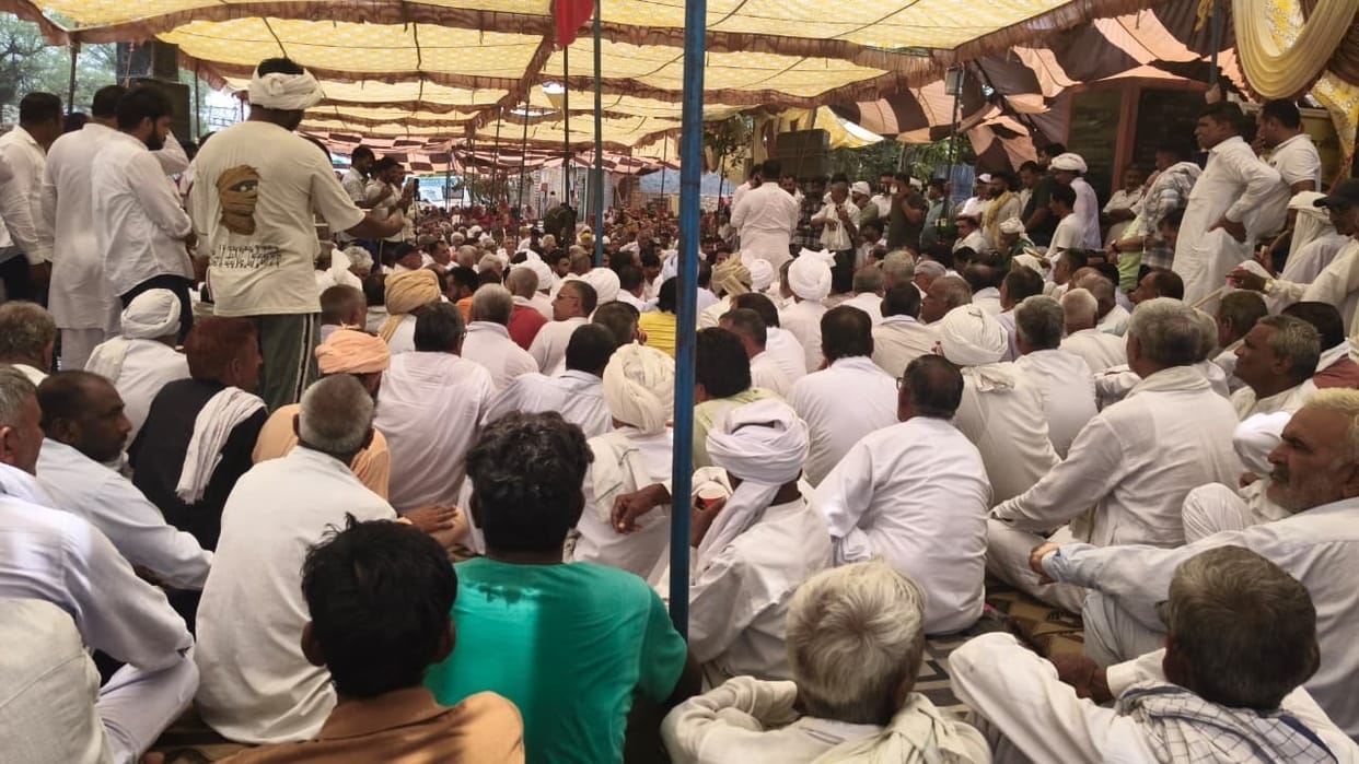 Water dispute in Hansi 26 villages to join the Chanaut agitation 168-day strategy formulated
