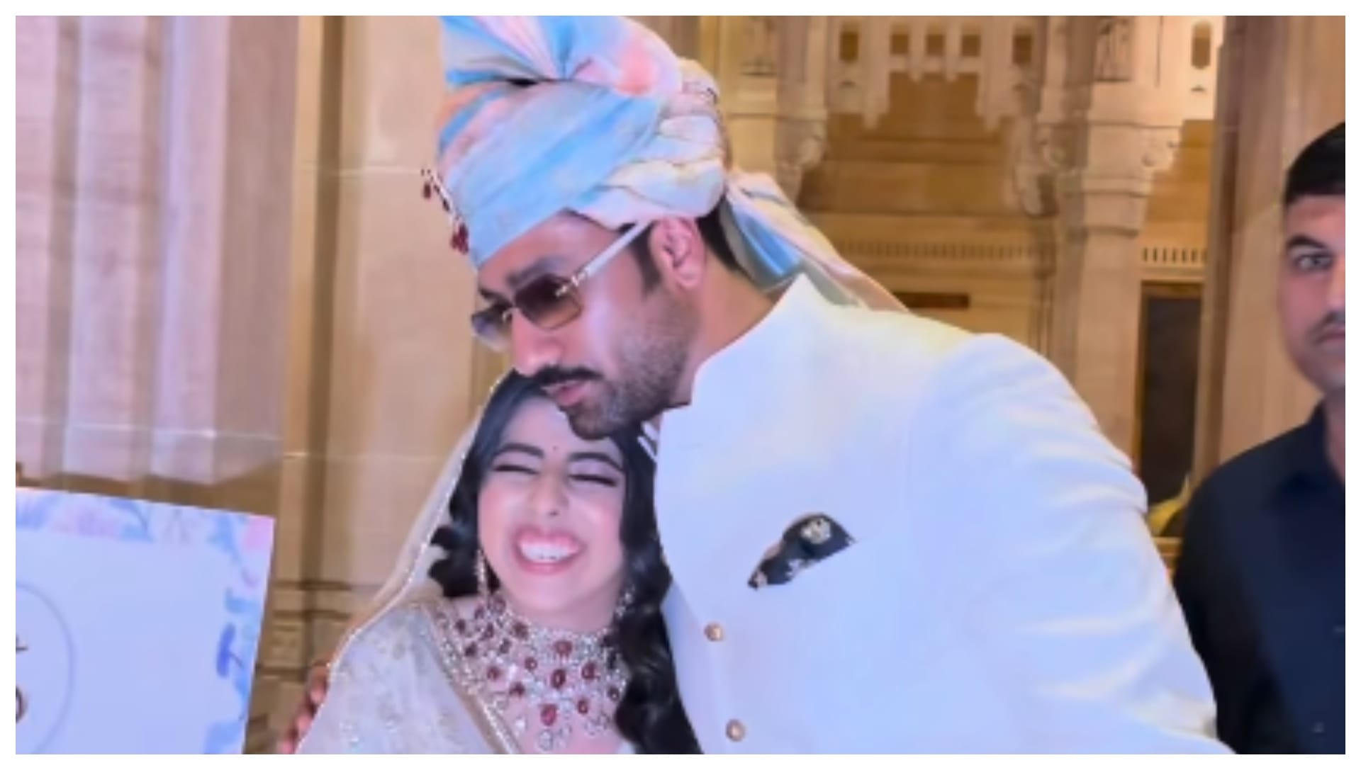 Vicky Kaushal welcomes baraatis at Shailesh Lodha daughter Swara wedding See Viral videos