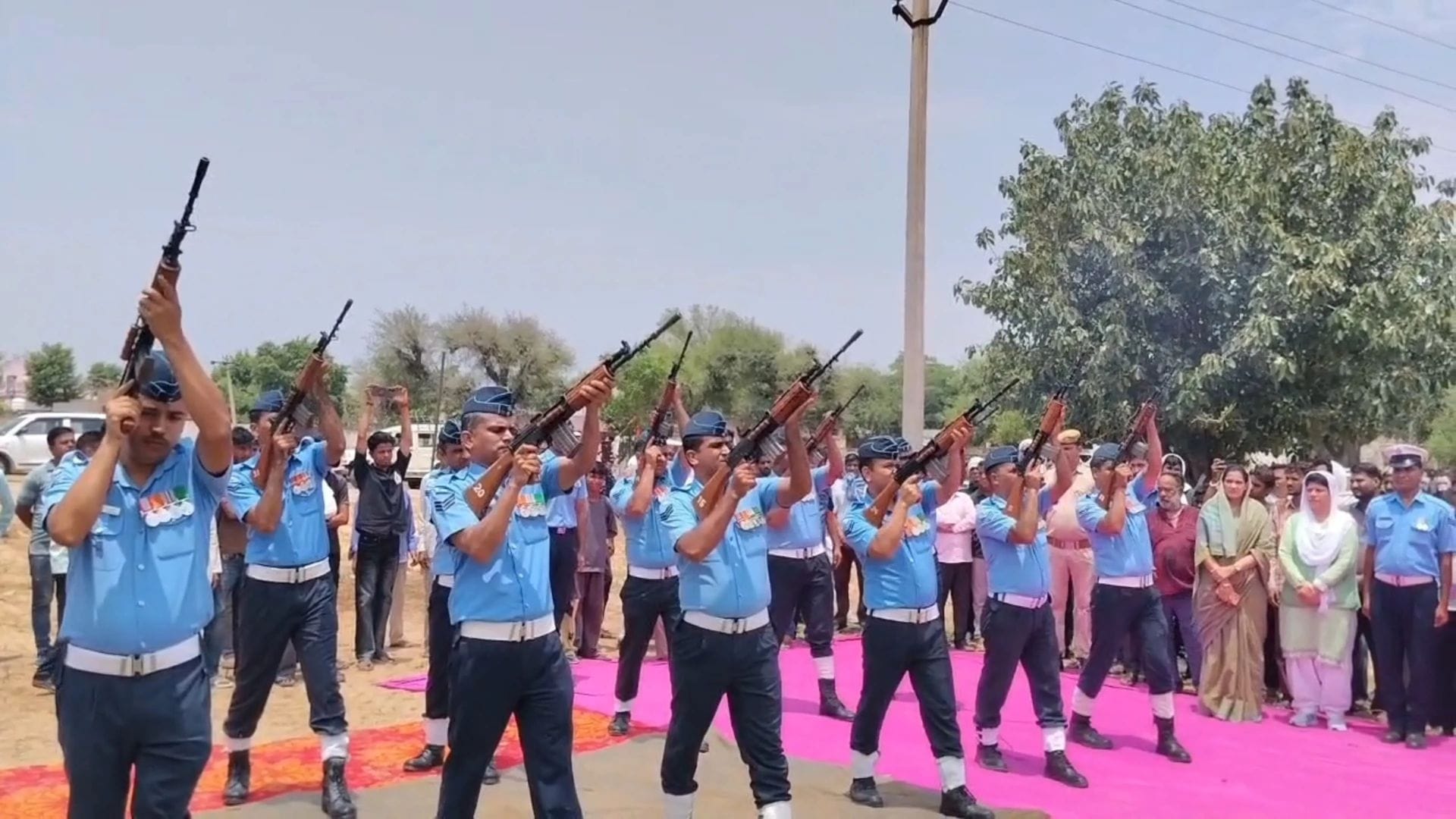 आर्यन झाझड़िया को दी गई अंतिम विदाई