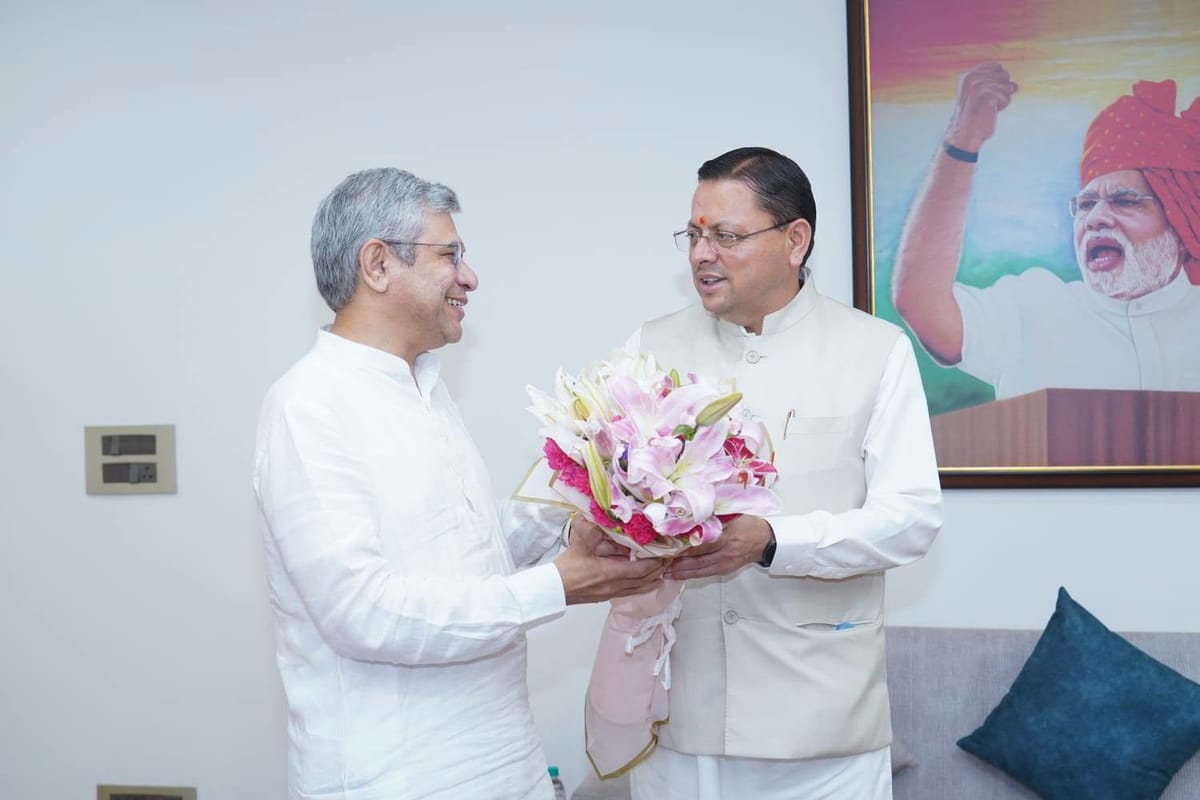 रेल मंत्री से मिले सीएम धामी: मुंबई-दून वंदे भारत पर केंद्र की सहमति; उत्तराखंड में बढ़ेगी रेल कनेक्टिविटी