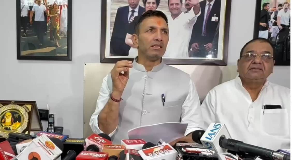 पीसीसी चीफ जीतू पटवारी की प्रेसवार्ता