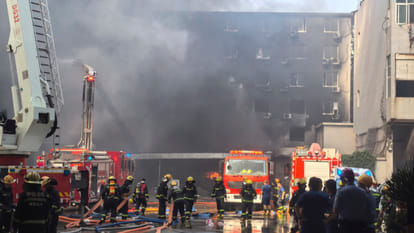 massive fire at shoe factory in China several deaths