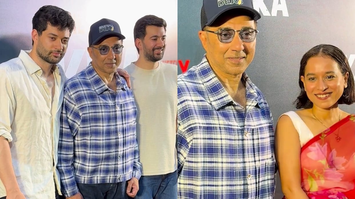 Sunny Deol And Tillotama Shome And Other Celebs Arrive In screening of Movie Ikka