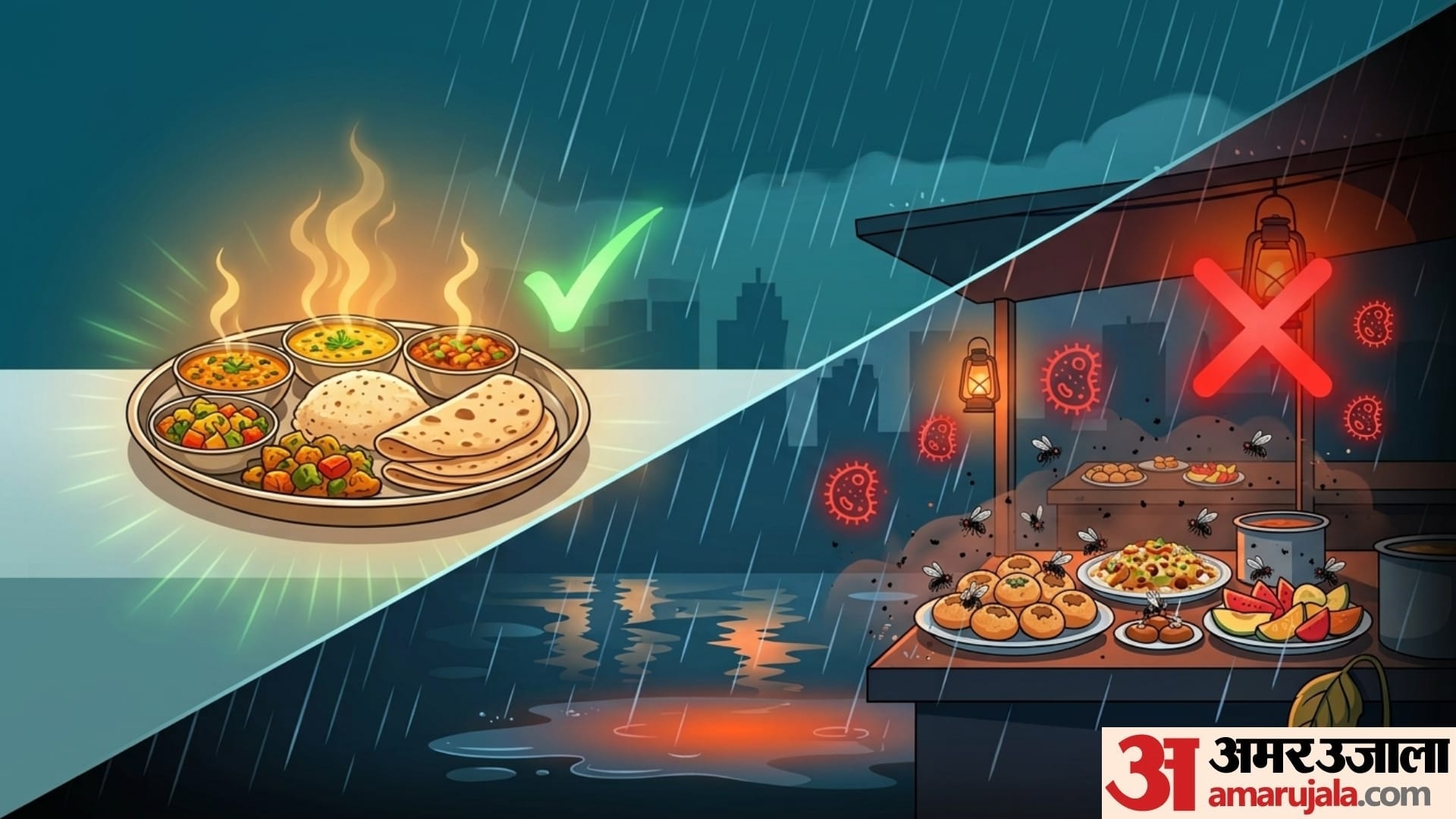 Why Food Poisoning Rises in Monsoon & How to Prevent It food poisoning se kaise bache