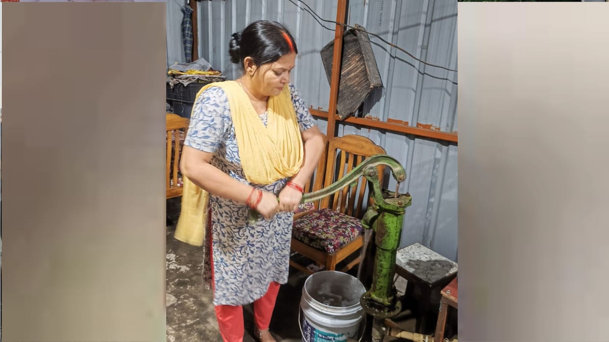 Drinking water supply halted due to power disconnection; residents forced to fetch water from nearby areas.