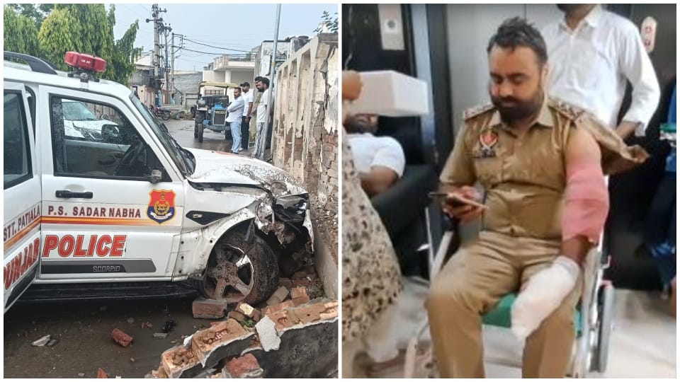 Police Station in charge injured in Nabha