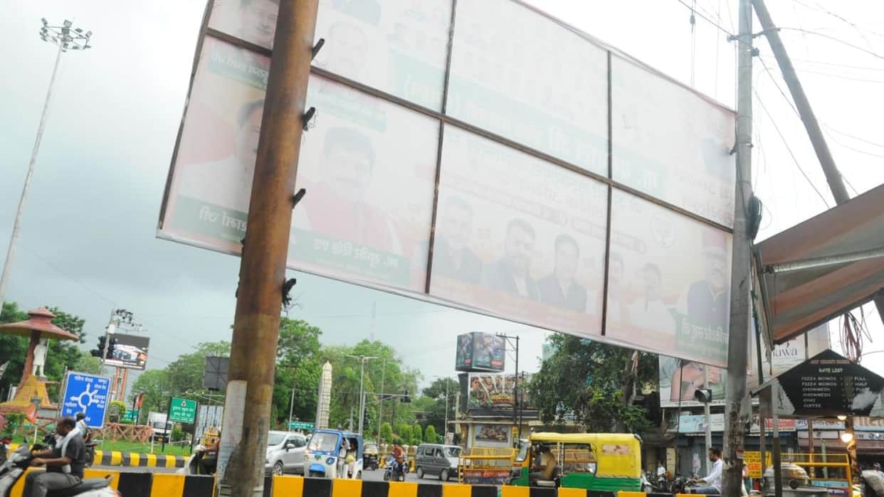 Jhansi: Rules swept away in a ‘flood’ of illegal hoardings