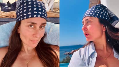 Kareena Kapoor Khan shares her stunning no makeup selfie wearing a headscarves says Loving this bandana