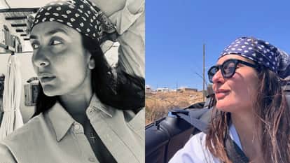 Kareena Kapoor Khan shares her stunning no makeup selfie wearing a headscarves says Loving this bandana