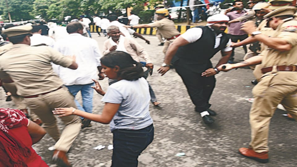Meerut Student Murder Case: Protest Turns Violent, SSP Accused of Slapping Detainee