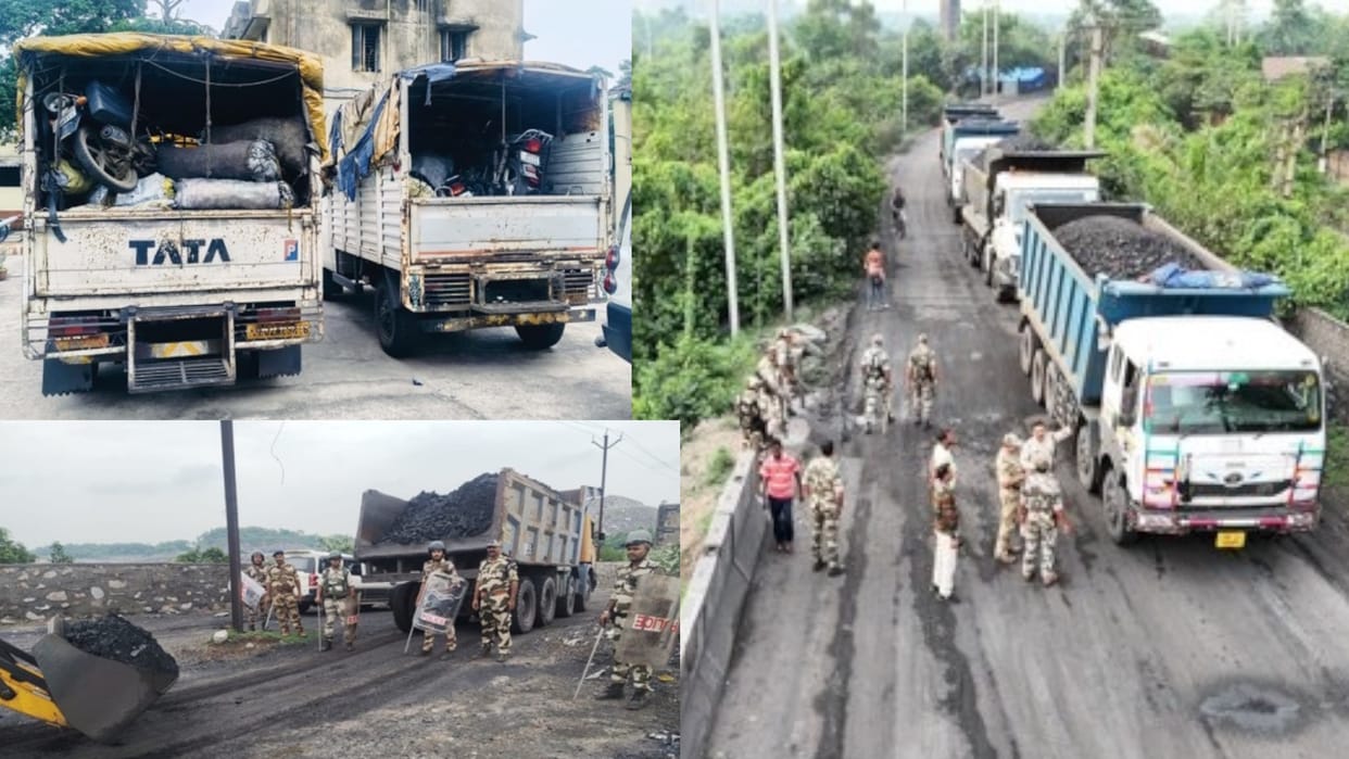 CISF conducts raids in Jharkhand and Bengal, 428 metric tonnes of illegal coal seized