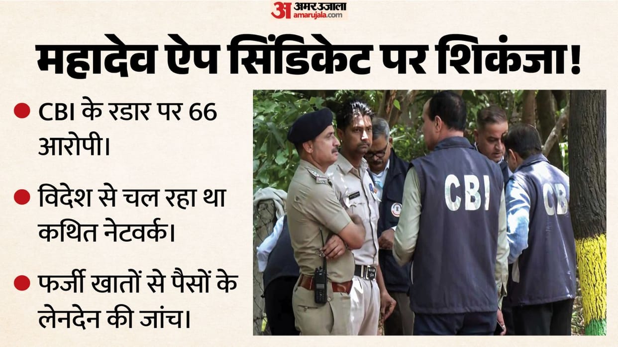 mahadev betting app case cbi files charge sheet against promoters and associates